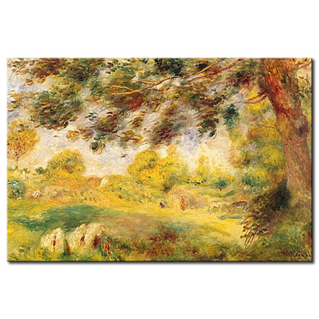 Schilderij  Pierre-Auguste Renoir: Spring Landscape