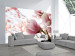 Wall Mural Pink Magnolia - Magnolia Flowers against Trees and a Blue Sky 60421