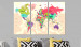 Ozdobna tablica korkowa Geografia kolorów [Mapa korkowa] 92221 additionalThumb 3