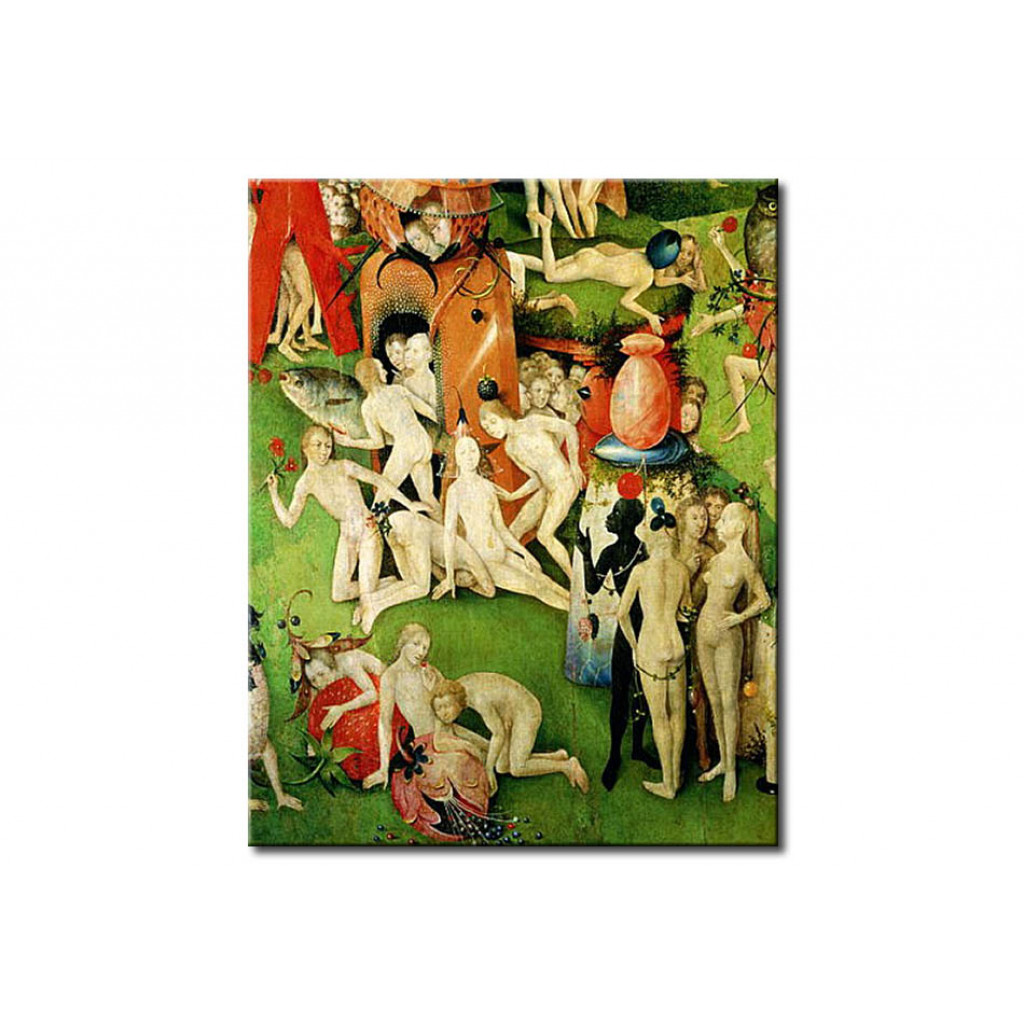 Konst The Garden On Earthly Delights: Allegory Of Luxury, Central Panel Of Triptych