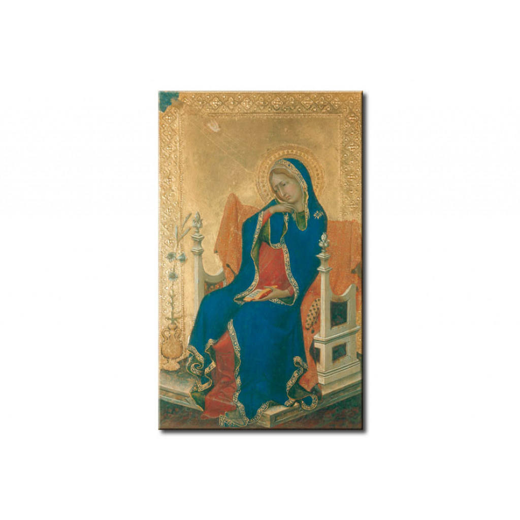 Schilderij  Simone Martini: The Annunciation