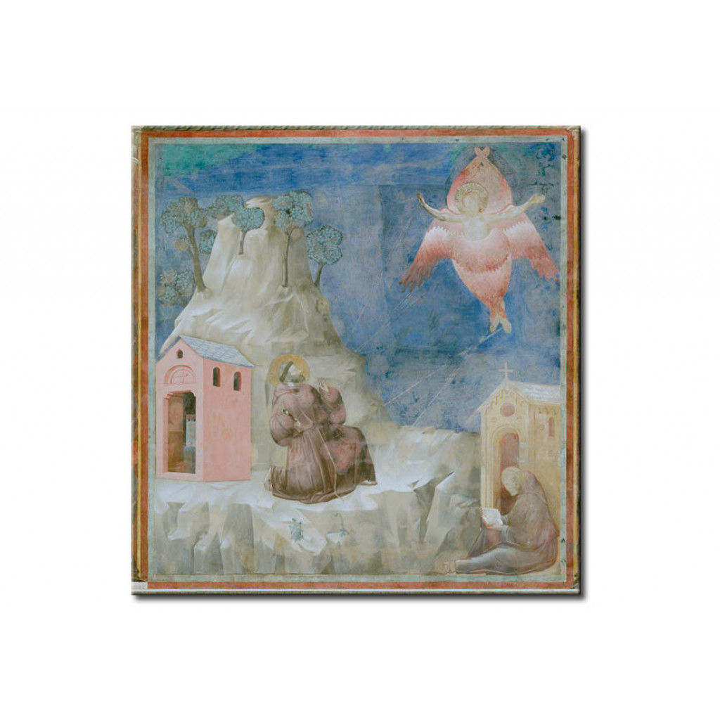 Schilderij  Giotto Di Bondone: The Stigmatisation Of St. Francis On Mount La Verna