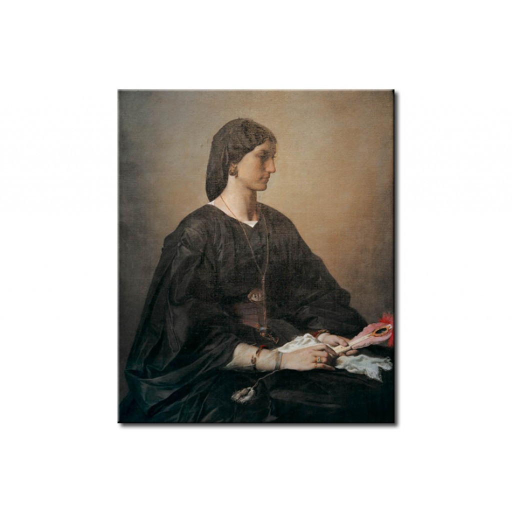 Schilderij  Anselm Feuerbach: Nanna Als Virginia Oder Schwarze Dame