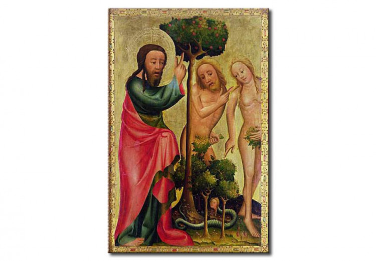 Reproduktion God the Father Punishes Adam and Eve, detail from the Grabow Altarpiece 112931