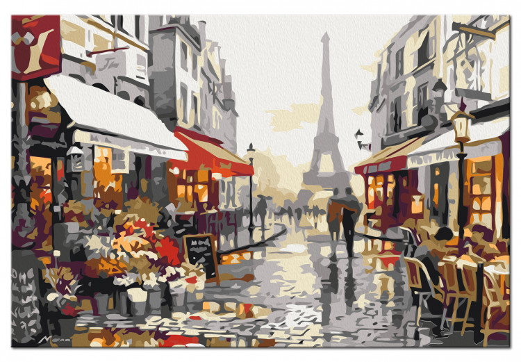 Obraz do malowania po numerach Życie w Paryżu 132031 additionalImage 6
