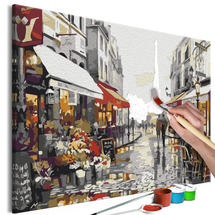 Obraz do malowania po numerach Życie w Paryżu 132031 additionalImage 3