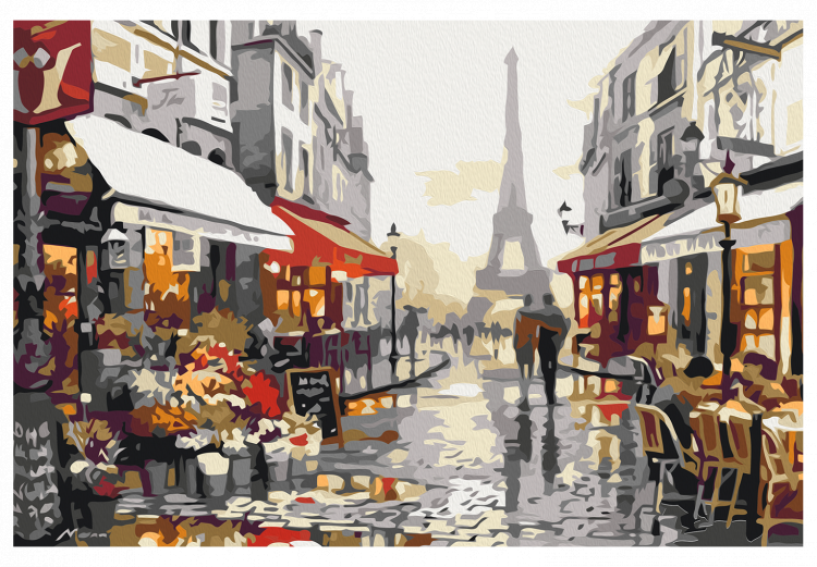 Obraz do malowania po numerach Życie w Paryżu 132031 additionalImage 7