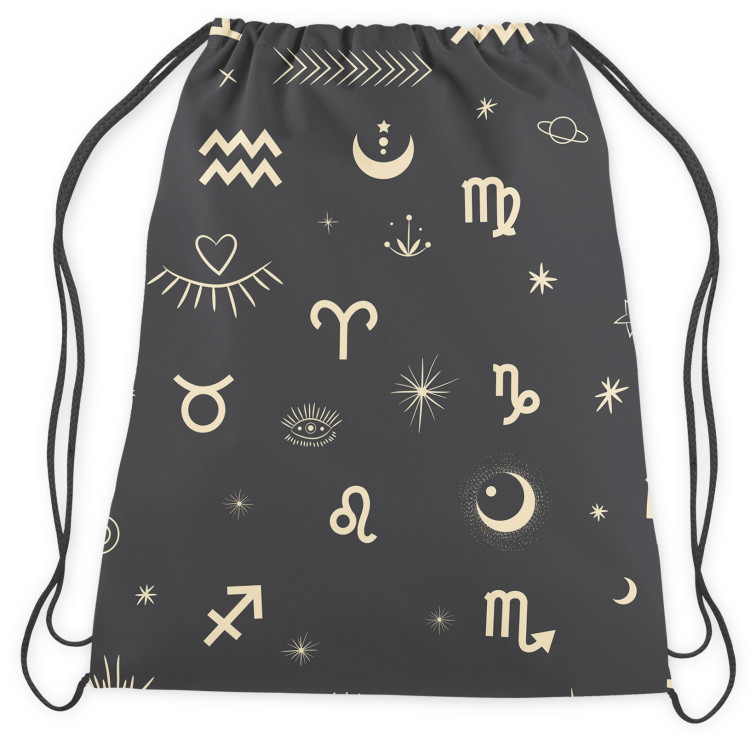 Worek plecak Ukryte przesłanie - planety, gwiazdy i symbol oka na ciemnym tle 147531 additionalImage 2