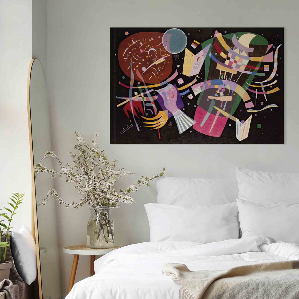 Schilderij  Wassily Kandinsky: Composition X - A Colorful Abstraction By Wassily Kandinsky
