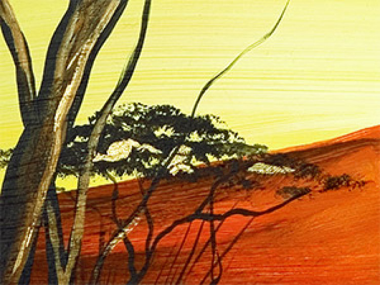 Cadre mural Montagne au coucher du soleil  49731 additionalImage 2