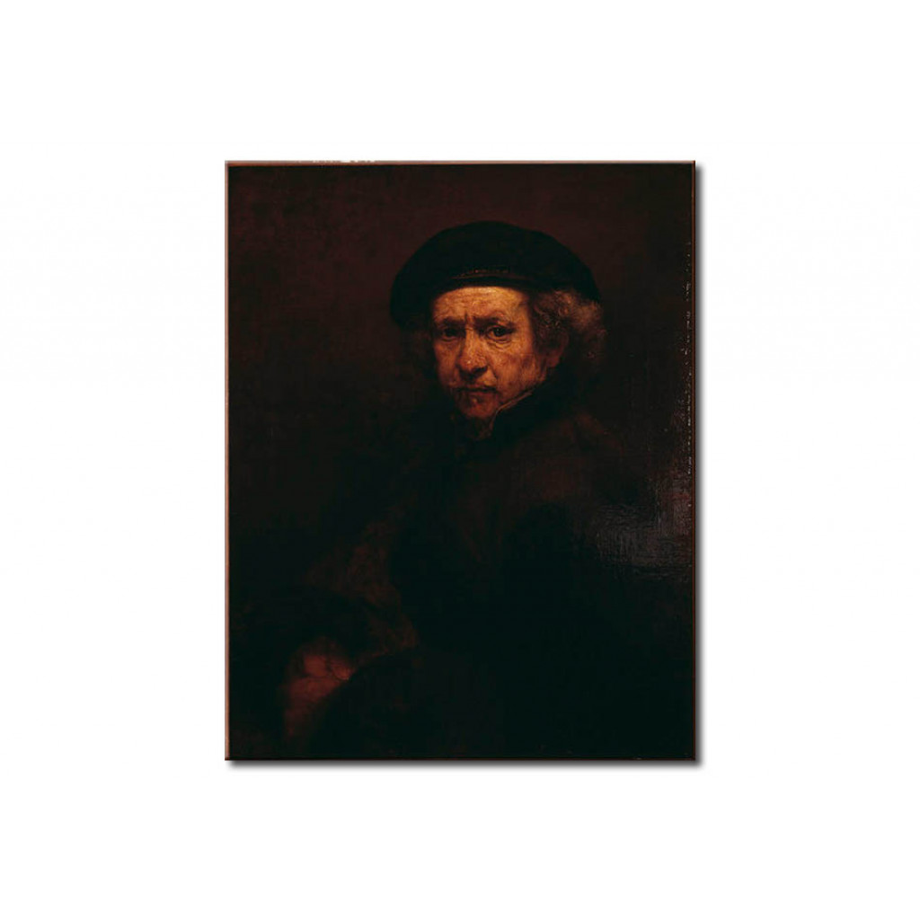 Schilderij  Rembrandt: Selbstbildnis