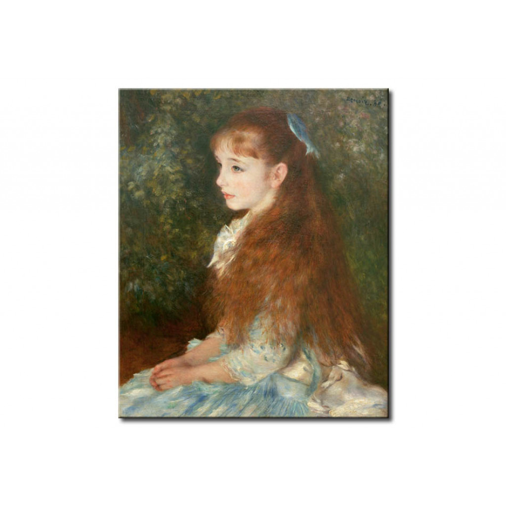 Schilderij  Pierre-Auguste Renoir: Portrait De Mademoiselle Irene Cahen D'Anvers