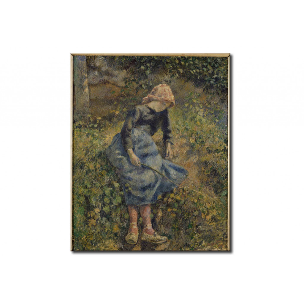 Schilderij  Camille Pissarro: La Bergère