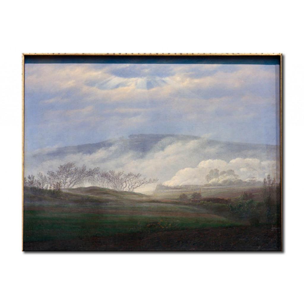 Schilderij  Caspar David Friedrich: Nebel Im Elbtal