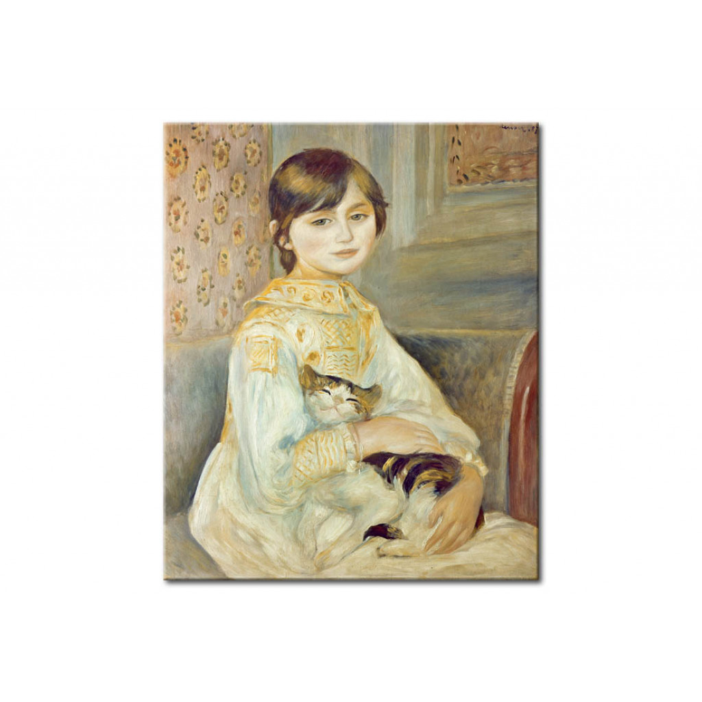 Schilderij  Pierre-Auguste Renoir: Julie Manet With Cat