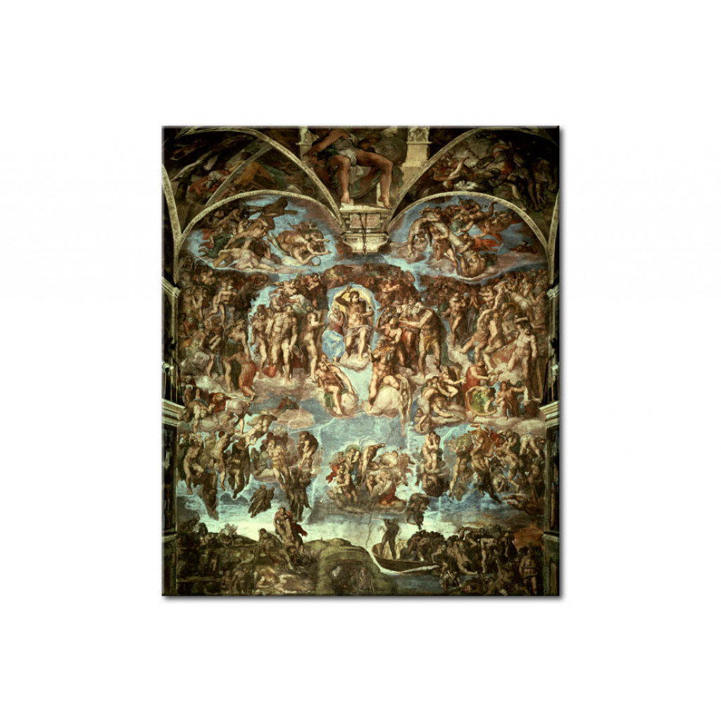 Schilderij  Michelangelo: The Last Judgement