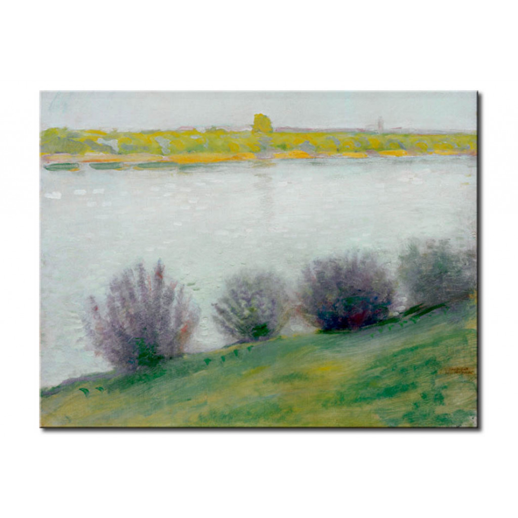 Schilderij  August Macke: Am Rhein Bei Hersel