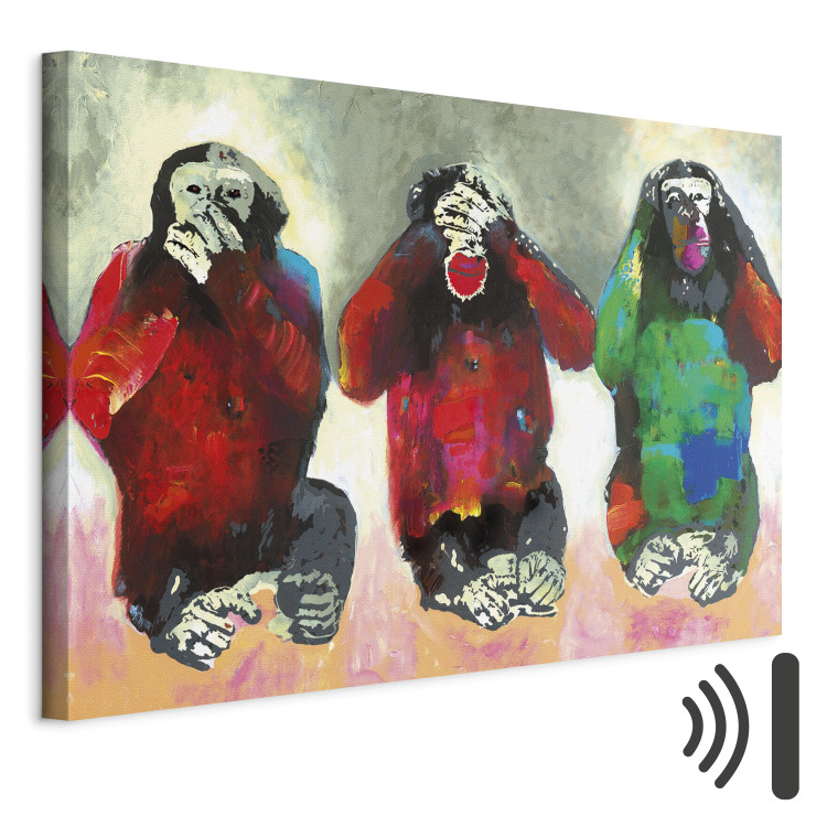 Canvas Art Print Three Wise Monkeys 88931 additionalImage 8