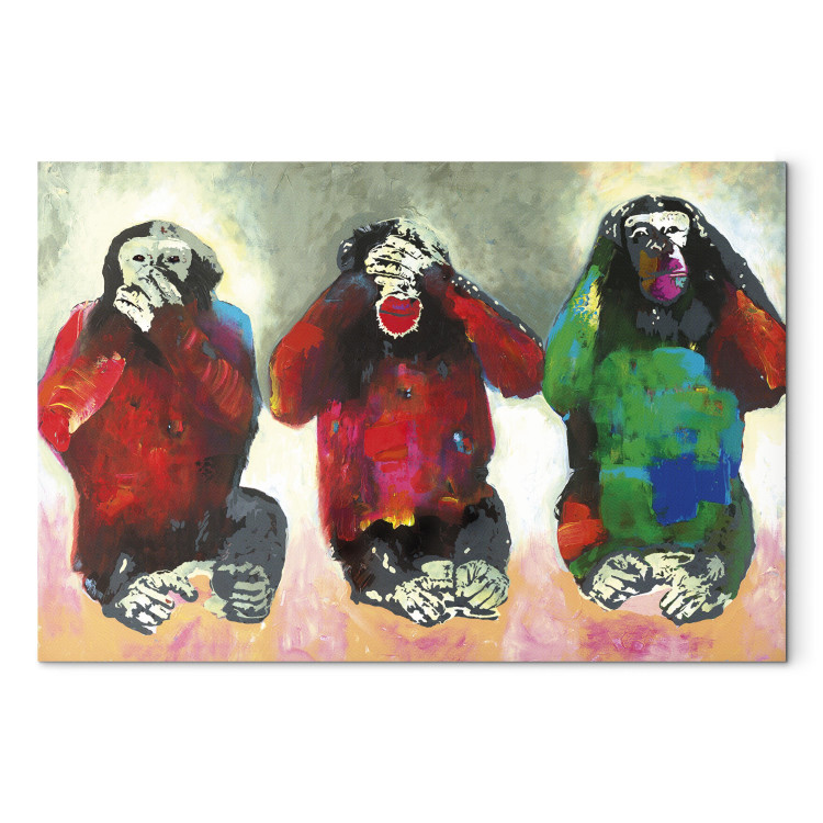 Canvas Art Print Three Wise Monkeys 88931 additionalImage 7