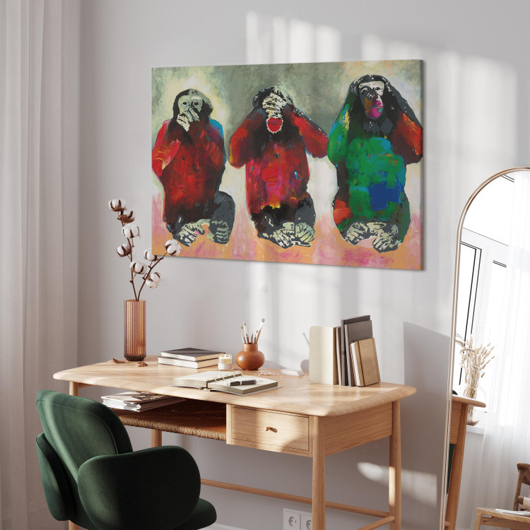 Canvas Art Print Three Wise Monkeys 88931 additionalImage 10