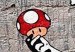 Obraz na szkle Super Mario Mushroom Cop by Banksy [Glass] 94331 additionalThumb 5
