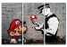 Obraz na szkle Super Mario Mushroom Cop by Banksy [Glass] 94331 additionalThumb 2