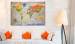Tablero decorativo en corcho World Map: Retro Style [Cork Map] 95931 additionalThumb 3