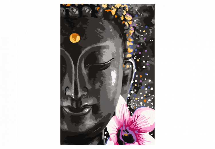 Tableau peinture par numéros Buddha and Flower 107641 additionalImage 7