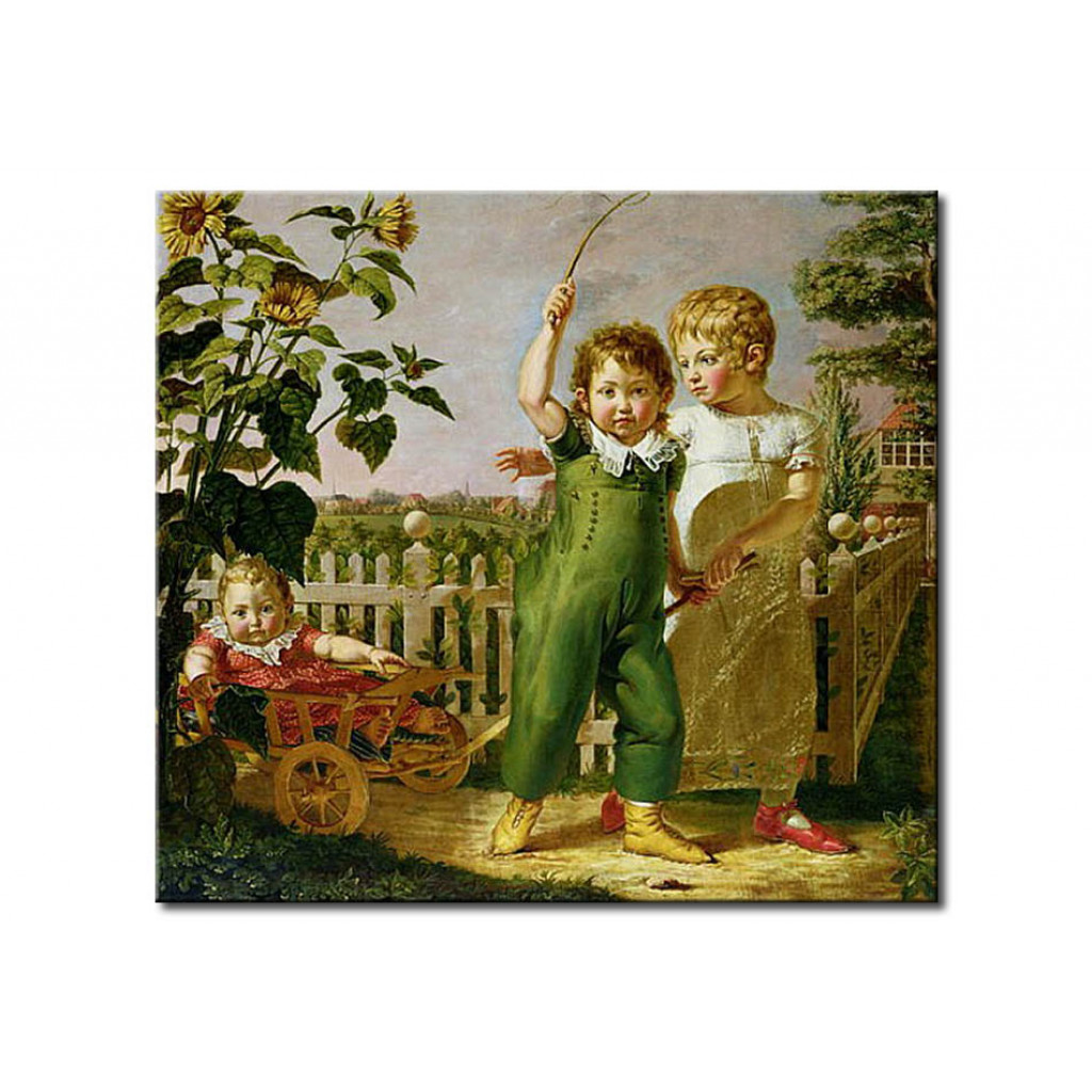 Schilderij  Philipp Otto Runge: The Hulsenbeck Children