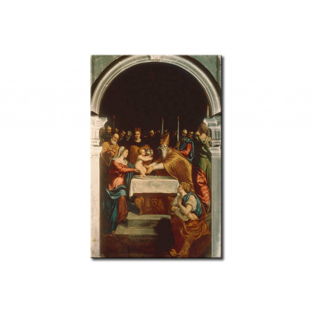 Schilderij  Tintoretto: Presentation In The Temple