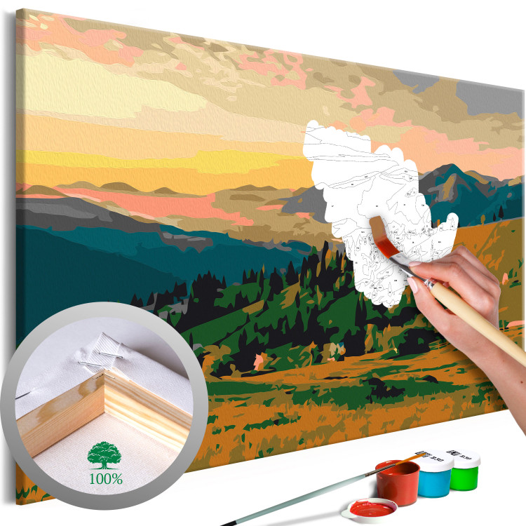 Paint by Number Kit Mountains at Sunrise 127141