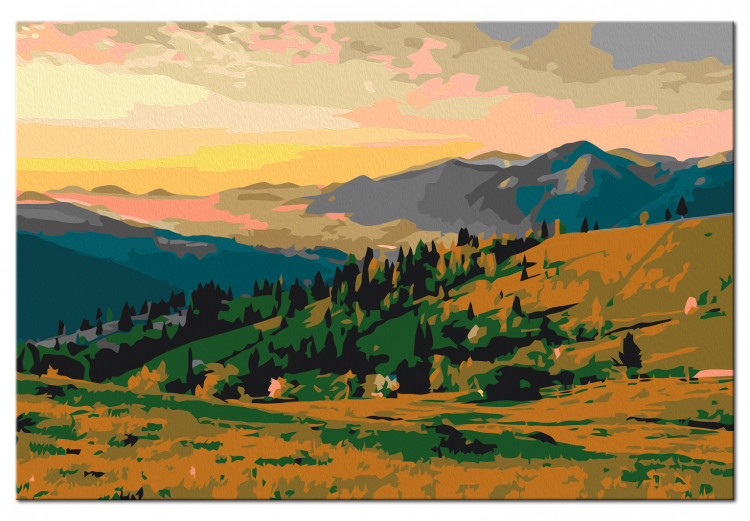  Dibujo para pintar con números Mountains at Sunrise 127141 additionalImage 6