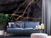 Photo Wallpaper Cracks in the Marble - Black Composition 134641