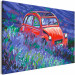 Quadro da dipingere con i numeri Car in a Lavender Field 137941 additionalThumb 6