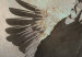 Carta da parati moderna Una composizione con uccelli danzanti su uno sfondo grigio 138841 additionalThumb 3