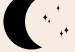 Plakat W obłokach - dziewczyna śpiąca na chmurze w świetle gwiazd i księżyca 146141 additionalThumb 4