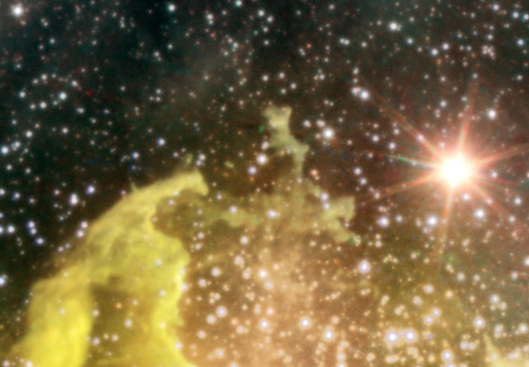 Tavla i akrylglas Green Nebula - Dazzling Stars in Outer Space 146441 additionalImage 6
