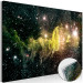 Tavla i akrylglas Green Nebula - Dazzling Stars in Outer Space 146441