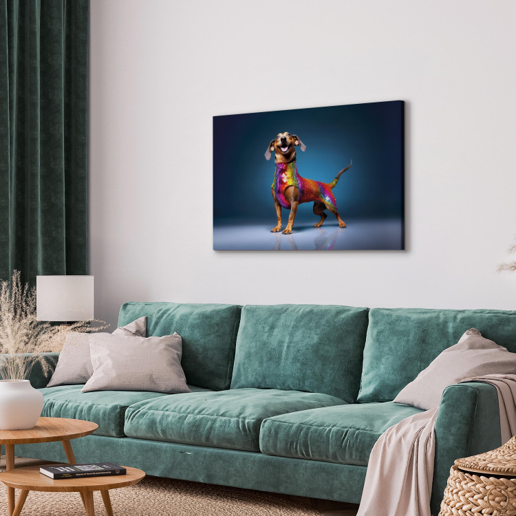 Tavla AI Dachshund Dog - Smiling Animal in Colorful Disguise - Horizontal 150241 additionalImage 5