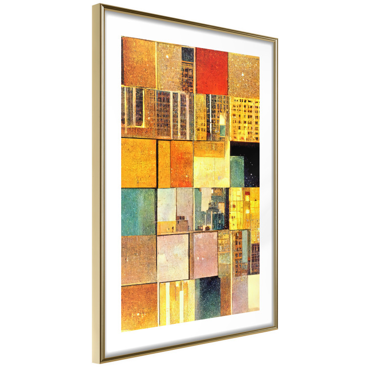 Póster Abstract Tiles - A Geometric Composition in Klimt’s Style 151141 additionalImage 8