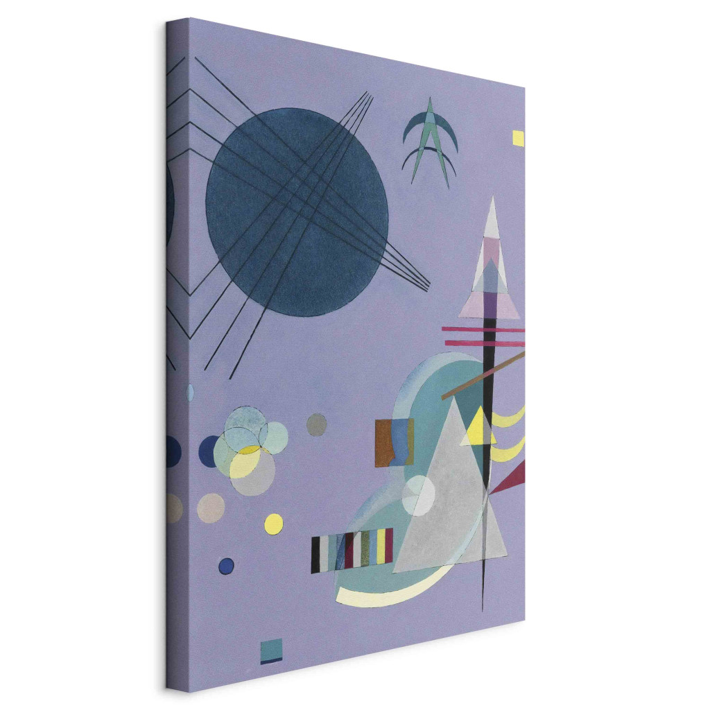 Duży Obraz XXL Fioletowa Abstrakcja - Kolorowa Geometryczna Kompozycja Kandinsky’ego [Large Format]