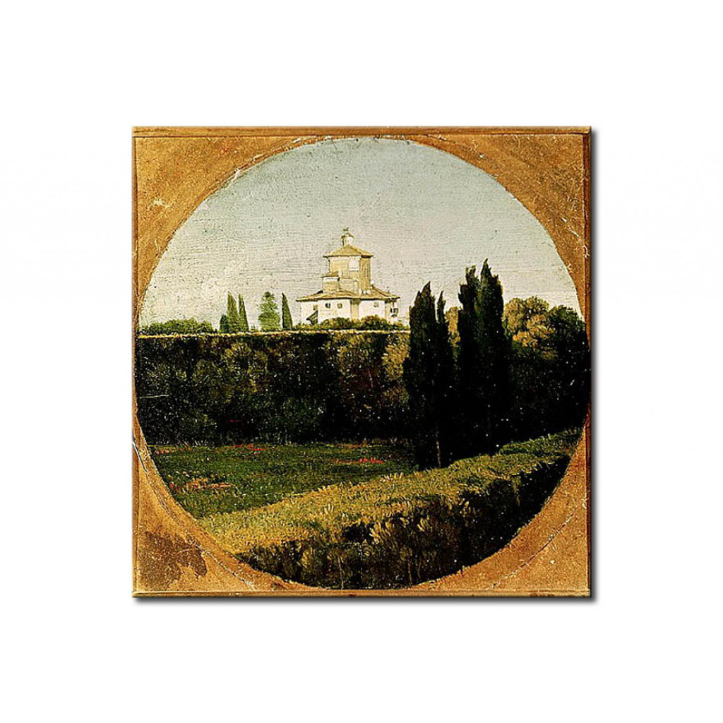 Schilderij  Jean-Auguste-Dominique Ingres: View Of The Villa Medici, Rome