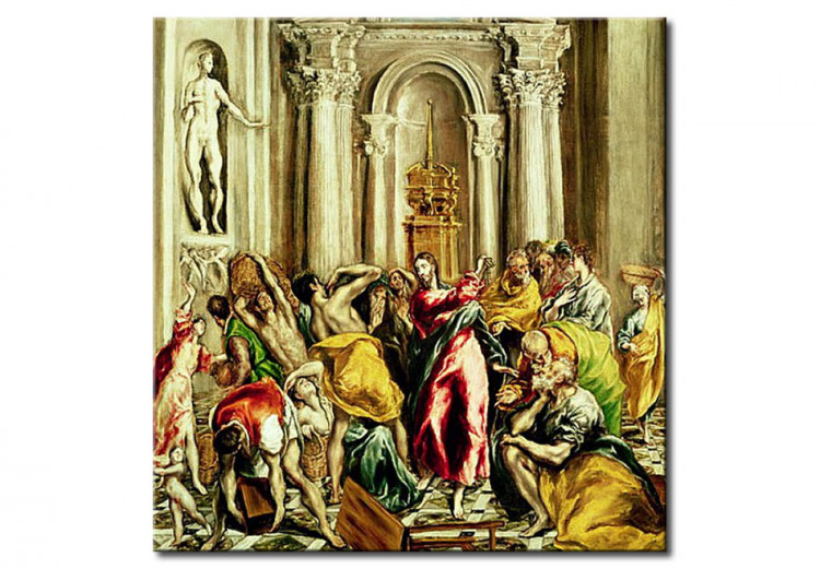 Tableau reproduction Jésus chassant les marchands du Temple 53541