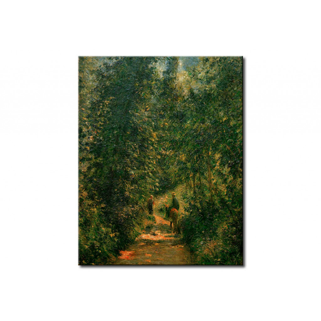 Schilderij  Camille Pissarro: Weg Unter Bäumen, Sommer