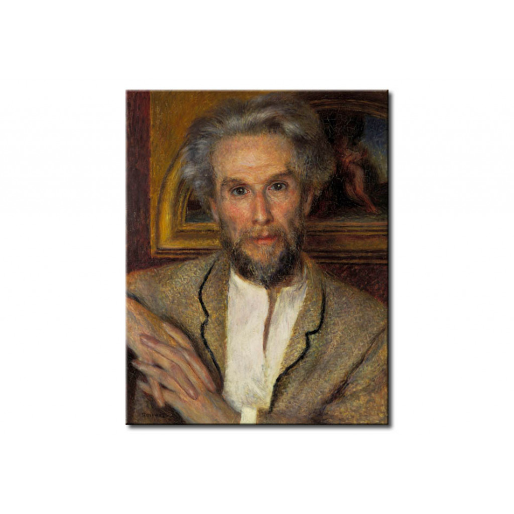 Schilderij  Pierre-Auguste Renoir: Portrait De Chocquet