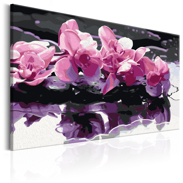 Cuadro para pintar por números Orquídea púrpura 107151 additionalImage 7