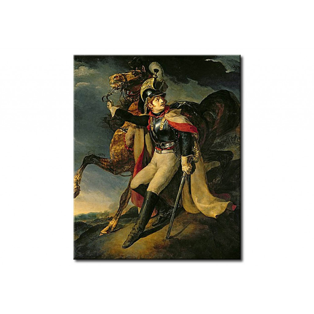 Schilderij  Théodore Géricault: The Wounded Cuirassier