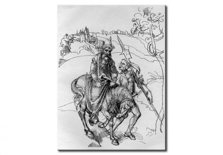Wandbild The blind horseman 109551