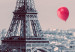 Obraz Paryski balonik (5-częściowy) szeroki czerwony 123951 additionalThumb 4