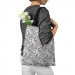 Bolsa de mujer Leafy mauresque - black and white floral pattern in linear style 147551 additionalThumb 3